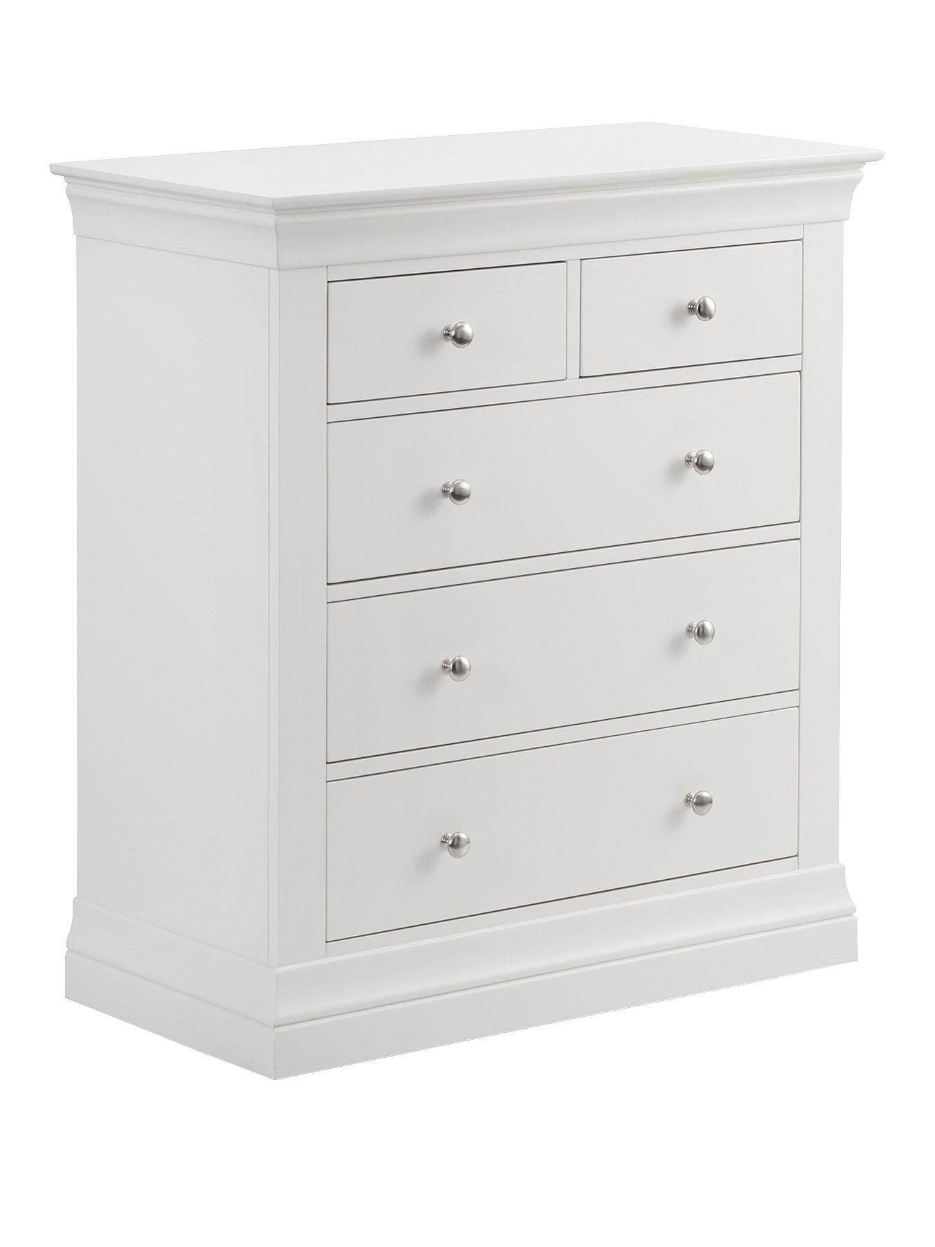 Image 3 of 6 of Julian Bowen Clermont Ready Assembled&nbsp;3 + 2 Drawer Chest