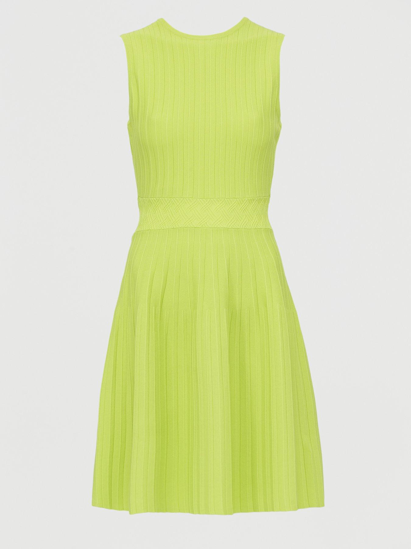 lime green ted baker dress