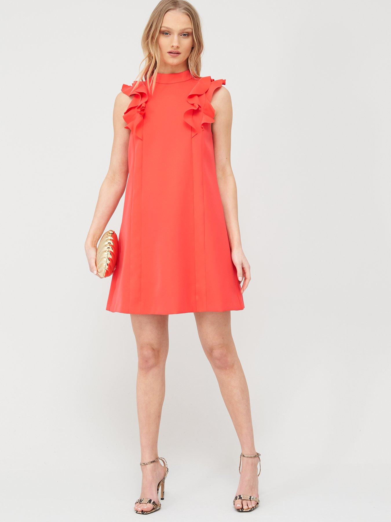 coral maxi dresses uk