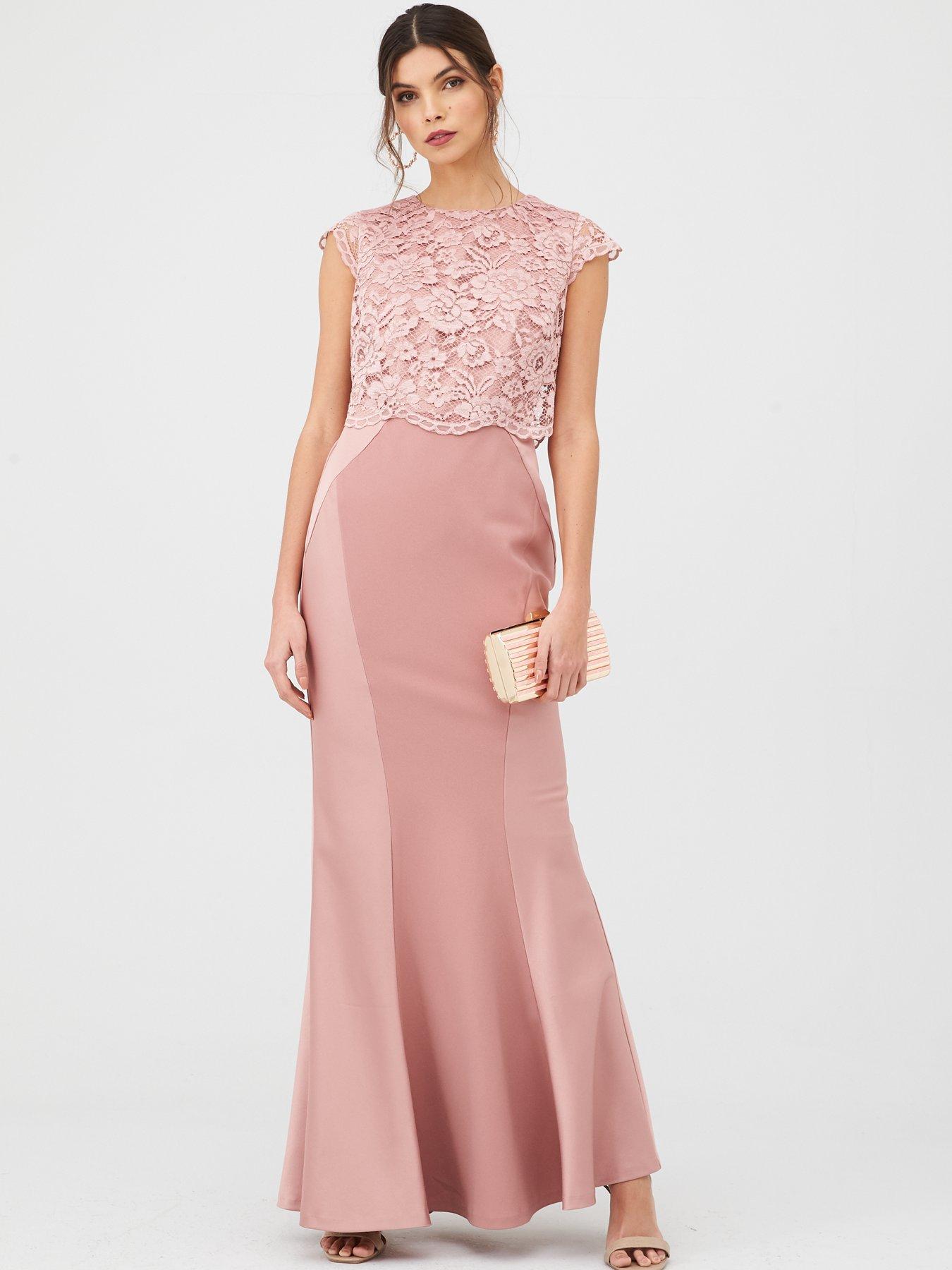 mauve maxi dress uk