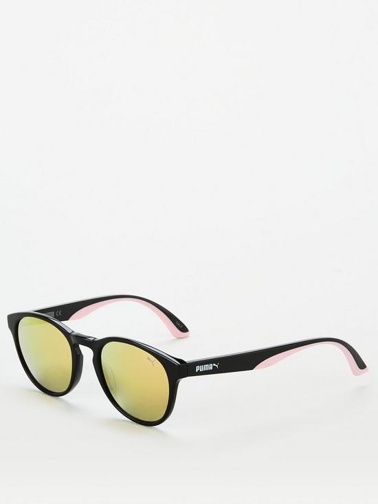 front image of puma-round-sunglasses