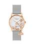 radley-ry4347-silver-floral-and-rose-gold-detail-dog-charm-dial-stainless-steel-mesh-strap-ladies-watchfront