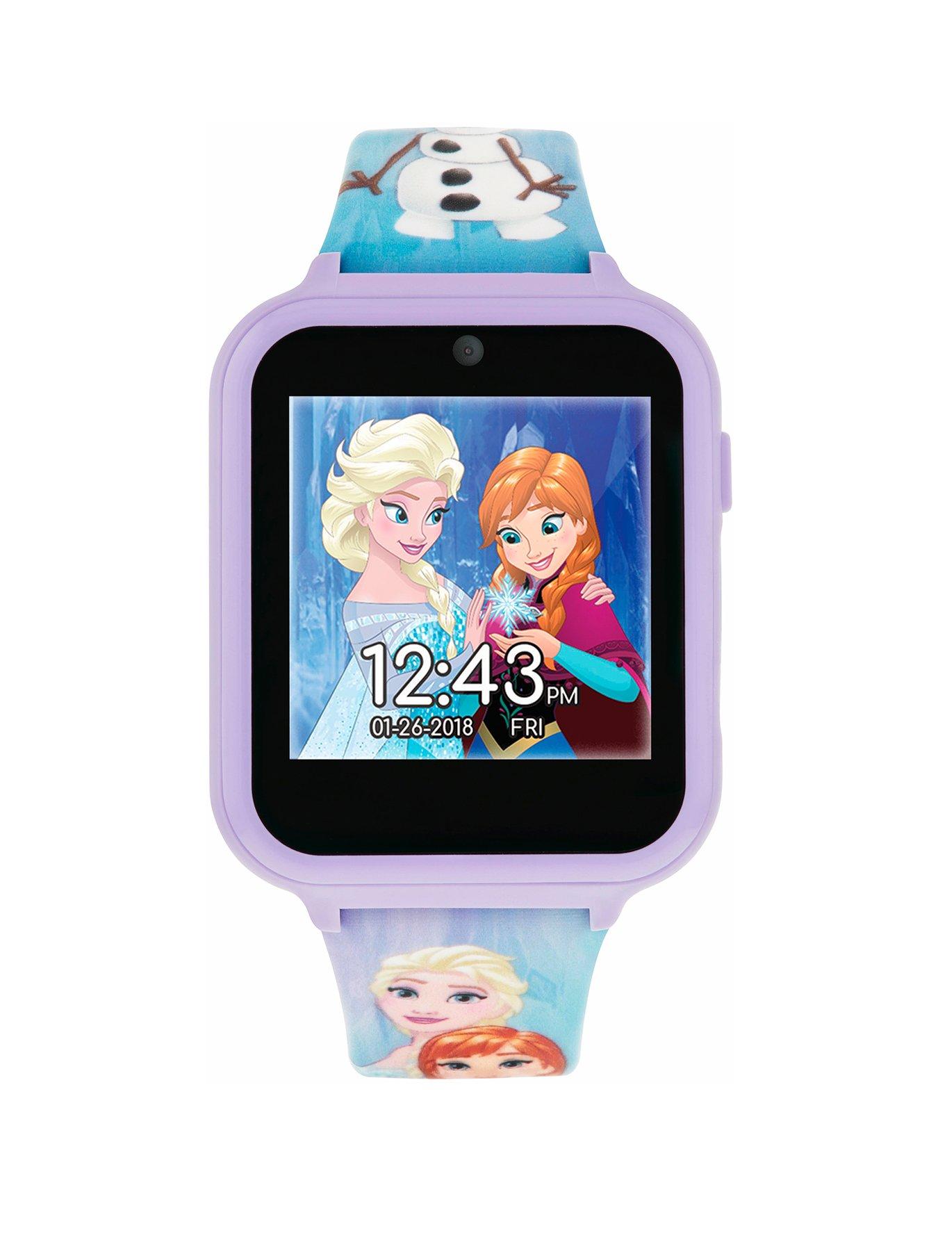 undefined Frozen Full Display Printed Silicone Strap Kids Interactive Watch