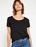  image of everyday-the-essential-scoop-neck-t-shirt-black