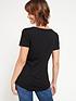  image of v-by-very-the-essential-scoop-neck-t-shirt-black