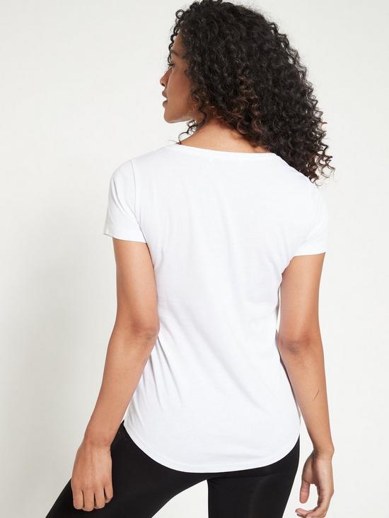 stillFront image of everyday-the-essential-scoop-neck-t-shirt-white