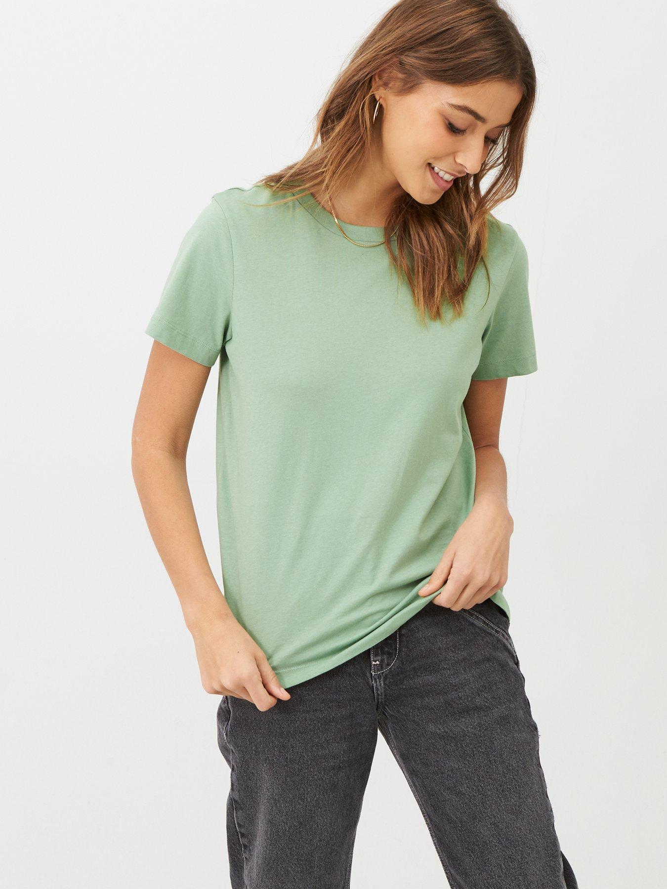 The Essential Basic Crew Neck T Shirt Sage