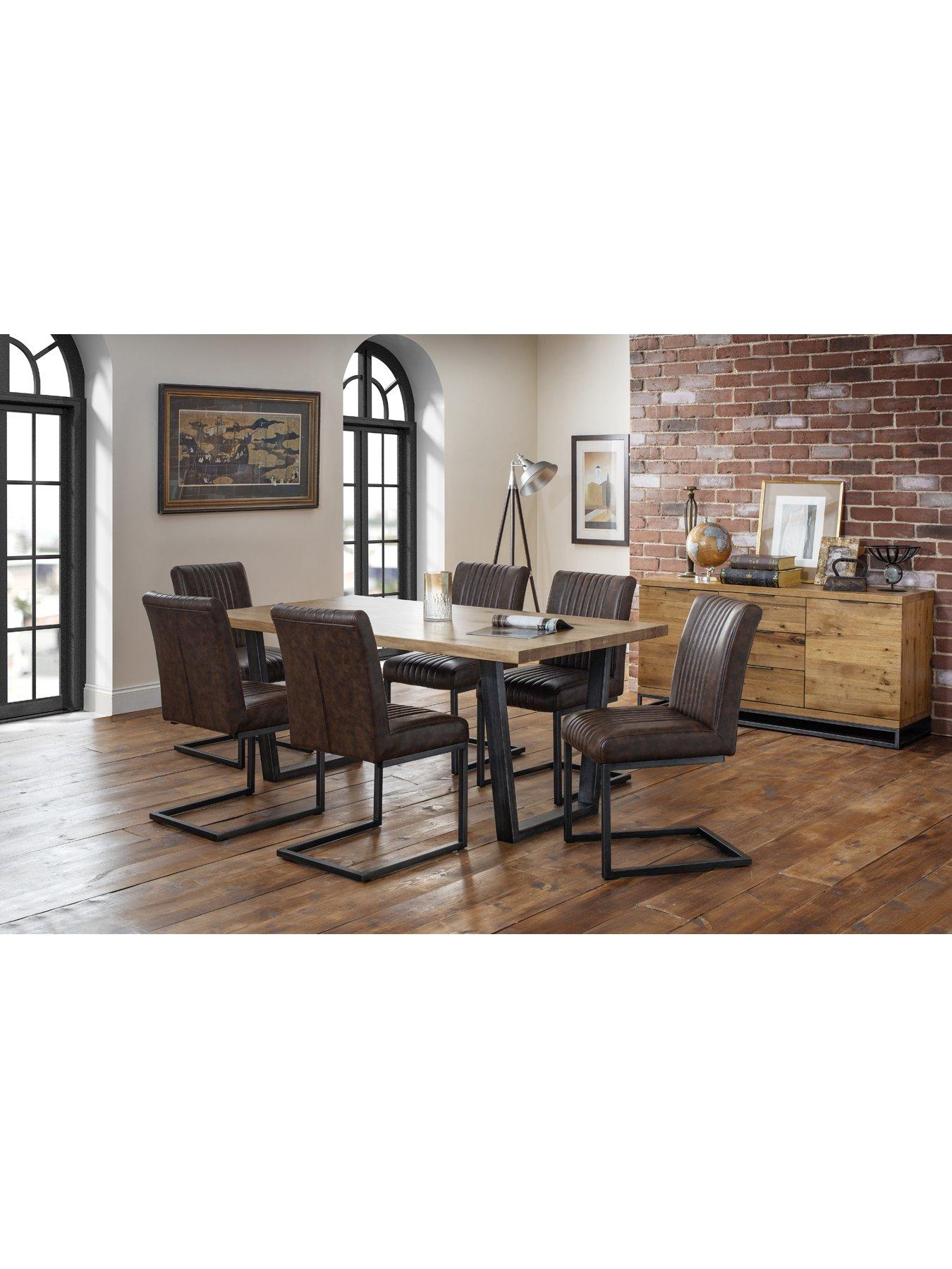 Julian Bowen Brooklyn Ready Assembled Solid Oak and Veneer TV Unit - Fits up to 56 inch TV