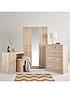  image of swift-winchester-ready-assembled-4-piece-package-2-door-wardrobe-5-drawer-chest-and-2-bedside-chests