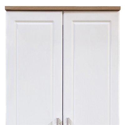 SWIFT Regent Ready Assembled 4 Piece Package - 2 Door Wardrobe, 5 Drawer Chest and 2 Bedside Chests - FSC® Certified