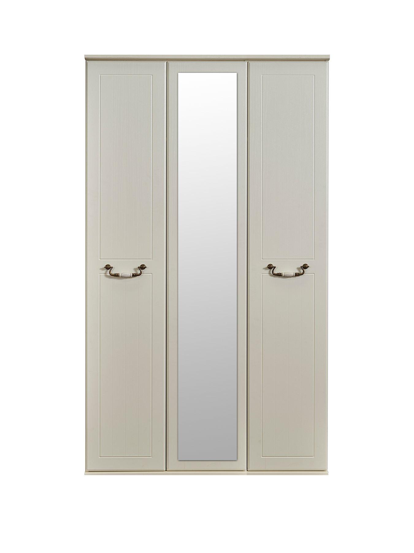 Swift Broadway Ready Assembled 3 Door Mirrored Wardrobe Very Co Uk