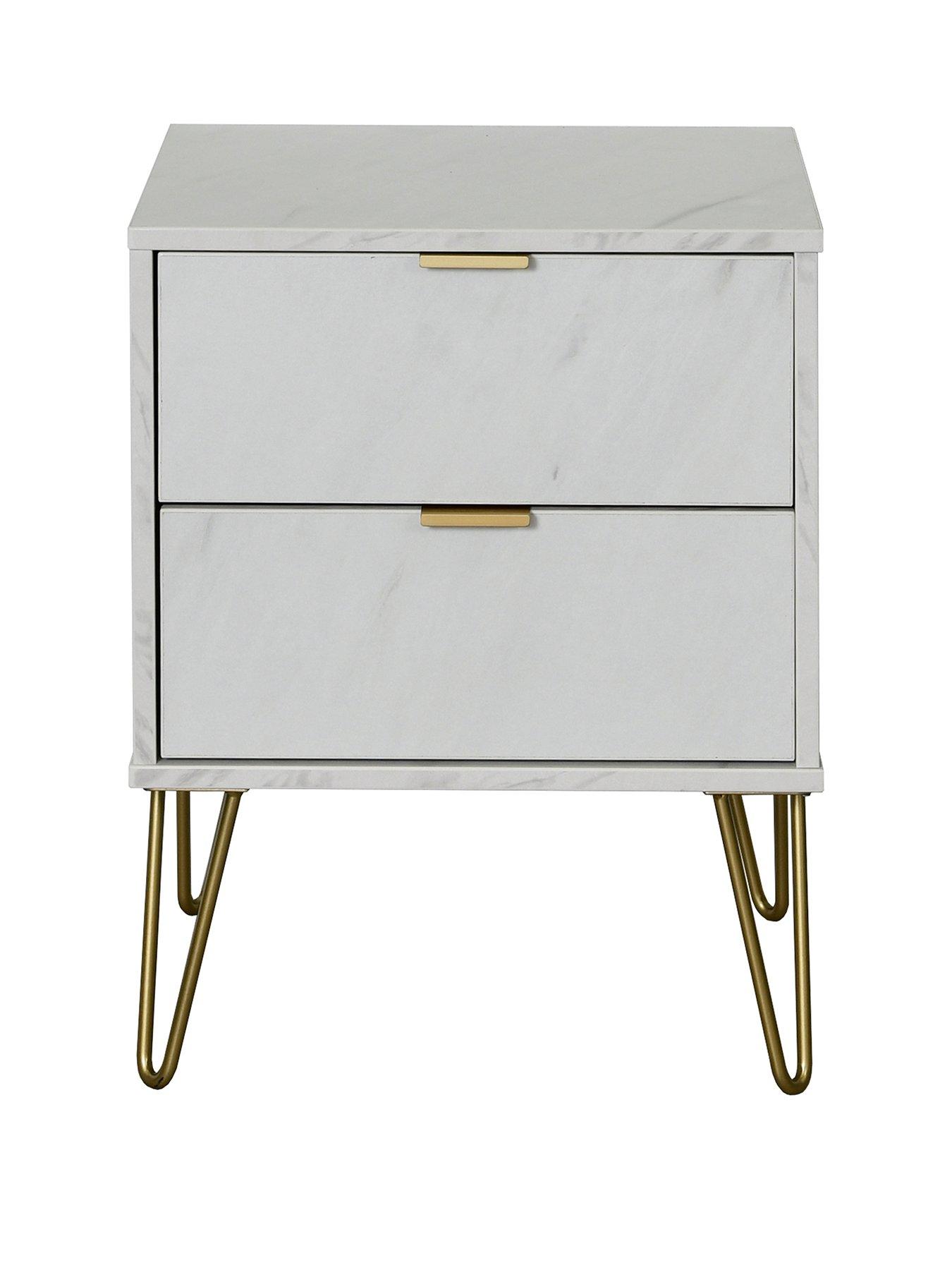 Swift Marbella Ready Assembled 2 Drawer Bed Chest With Integrated