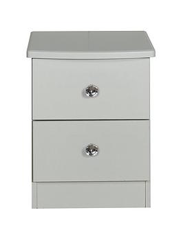 Product photograph of Swift Verve Ready Assembled 2 Drawer Bedside Chest - Fsc Reg Certified from very.co.uk