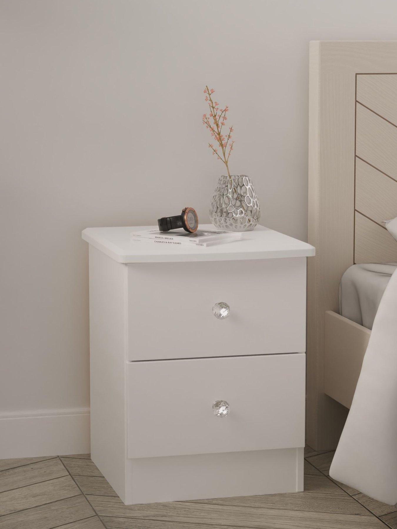 undefined Verve Ready Assembled 2 Drawer Bedside Chest - FSC® Certified