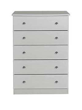 Product photograph of Swift Verve Ready Assembled 5 Drawer Chest - Fsc Reg Certified from very.co.uk