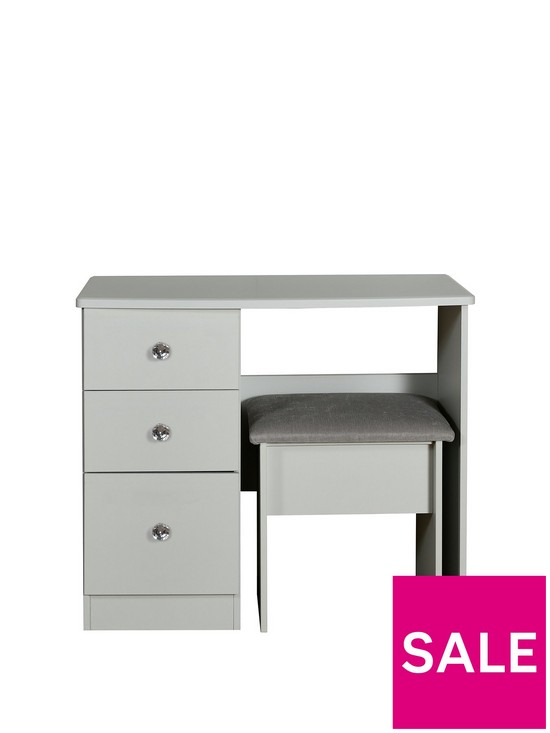 front image of swift-verve-ready-assembled-dressing-table-with-stool
