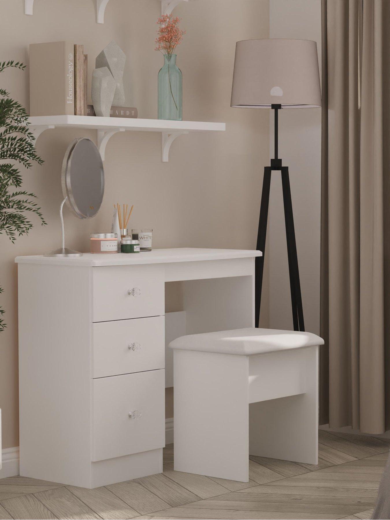 undefined Verve Ready Assembled Dressing Table with Stool - FSC® Certified