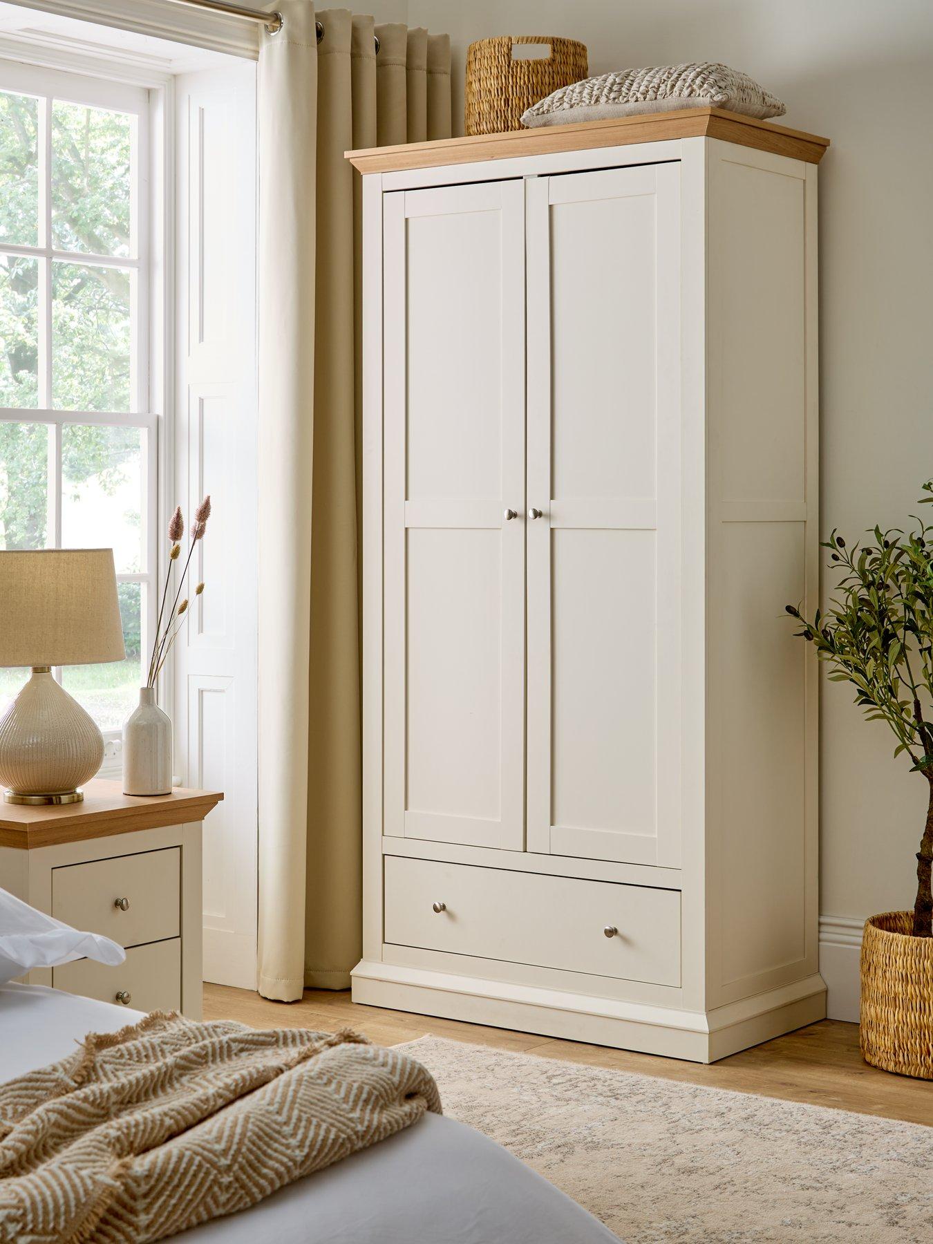 Very Home Hanna 2 Door 1 Drawer Wardrobe