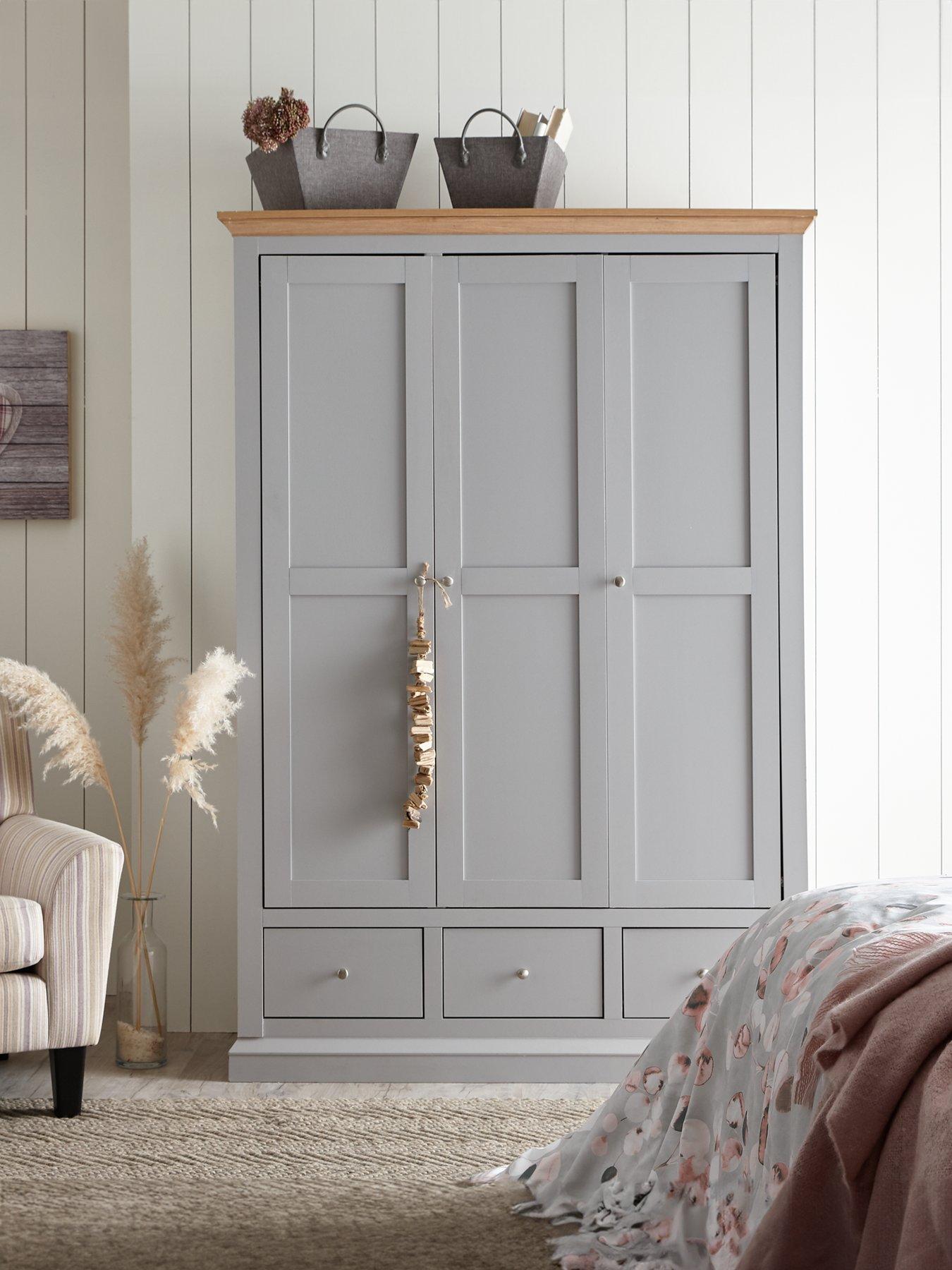 undefined Hanna 3 Door, 3 Drawer Wardrobe
