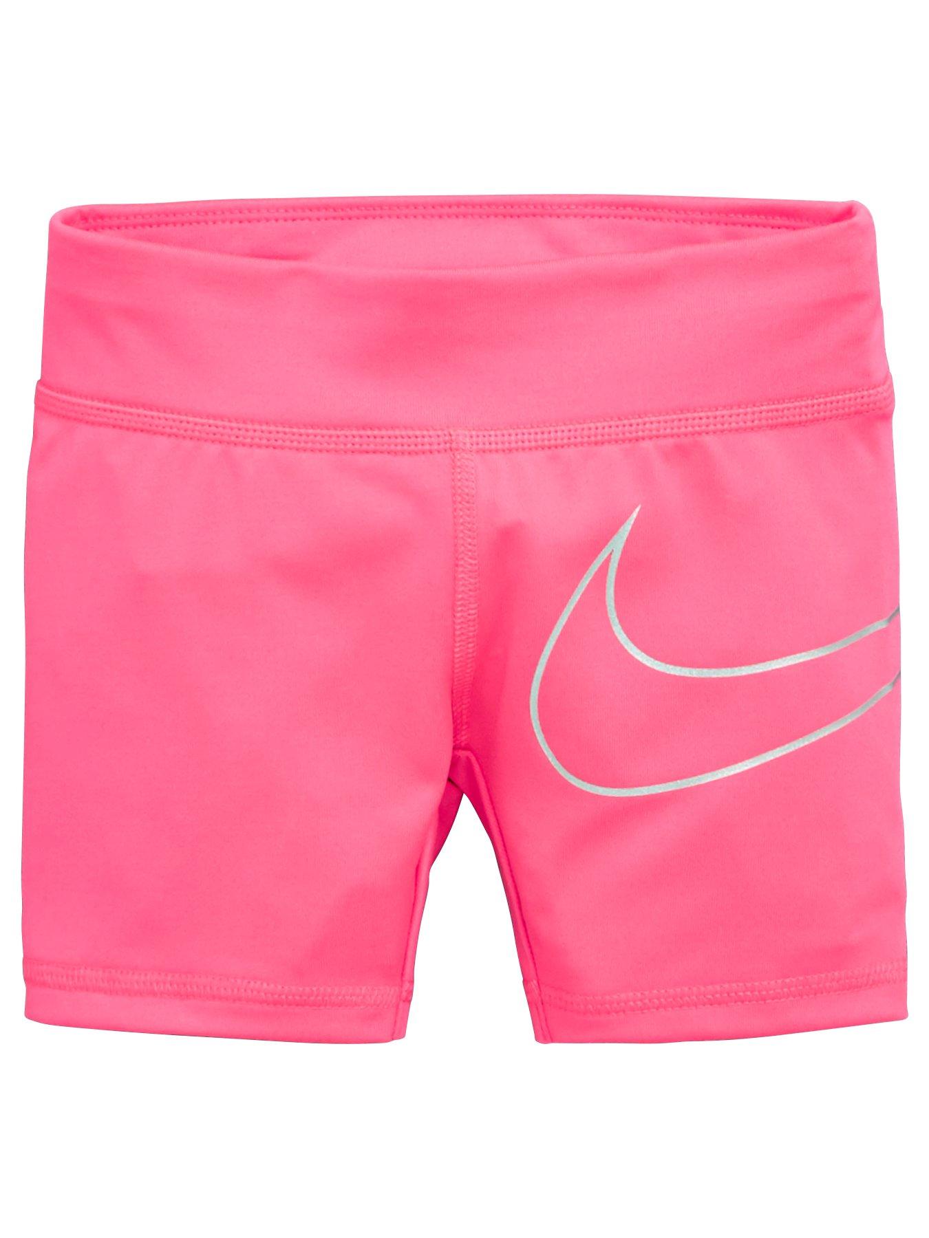 pink nike cycling shorts