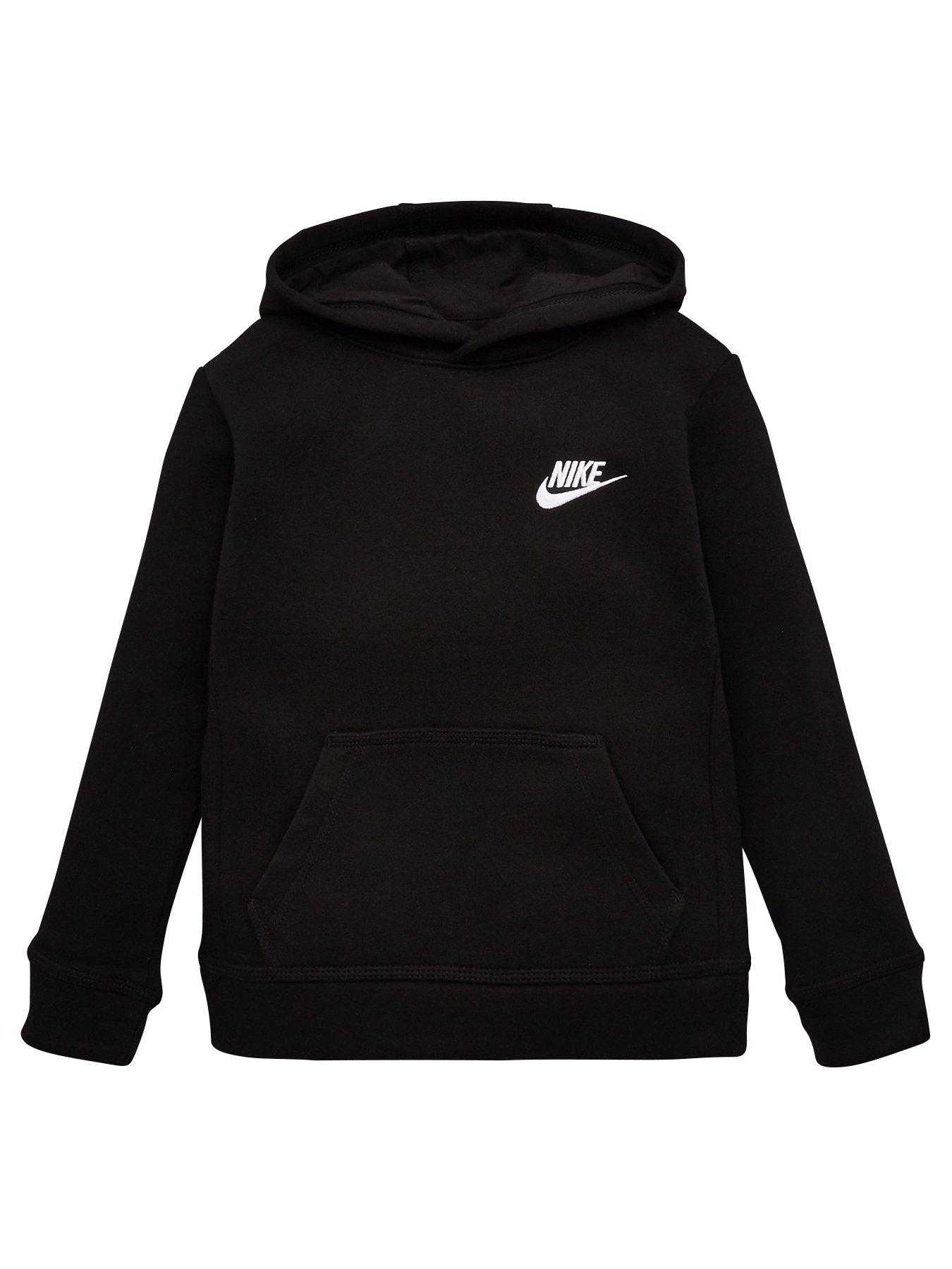 Nike Sportswear Younger Childs Club Overhead Hoodie - Black | very.co.uk
