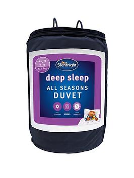 Product photograph of Silentnight Deep Sleep All Seasons 4 5 9 Tog Duvet from very.co.uk