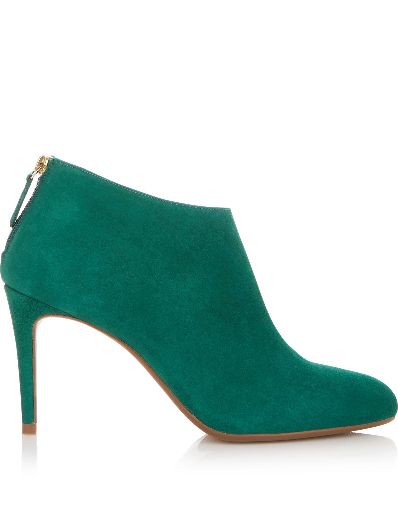 L K Bennett Emily Heeled Ankle Boot Green Very Co Uk