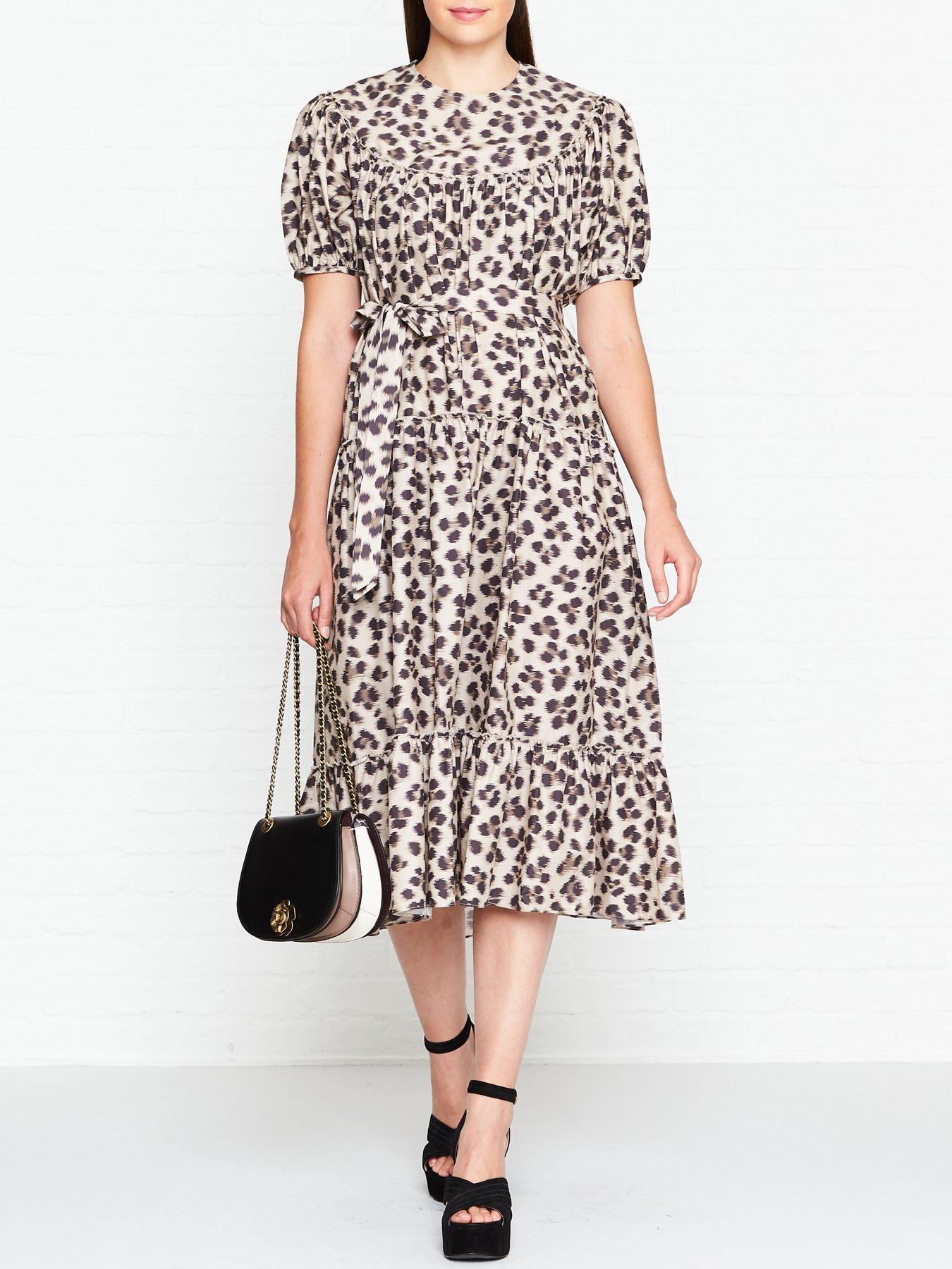 lk bennett leopard dress