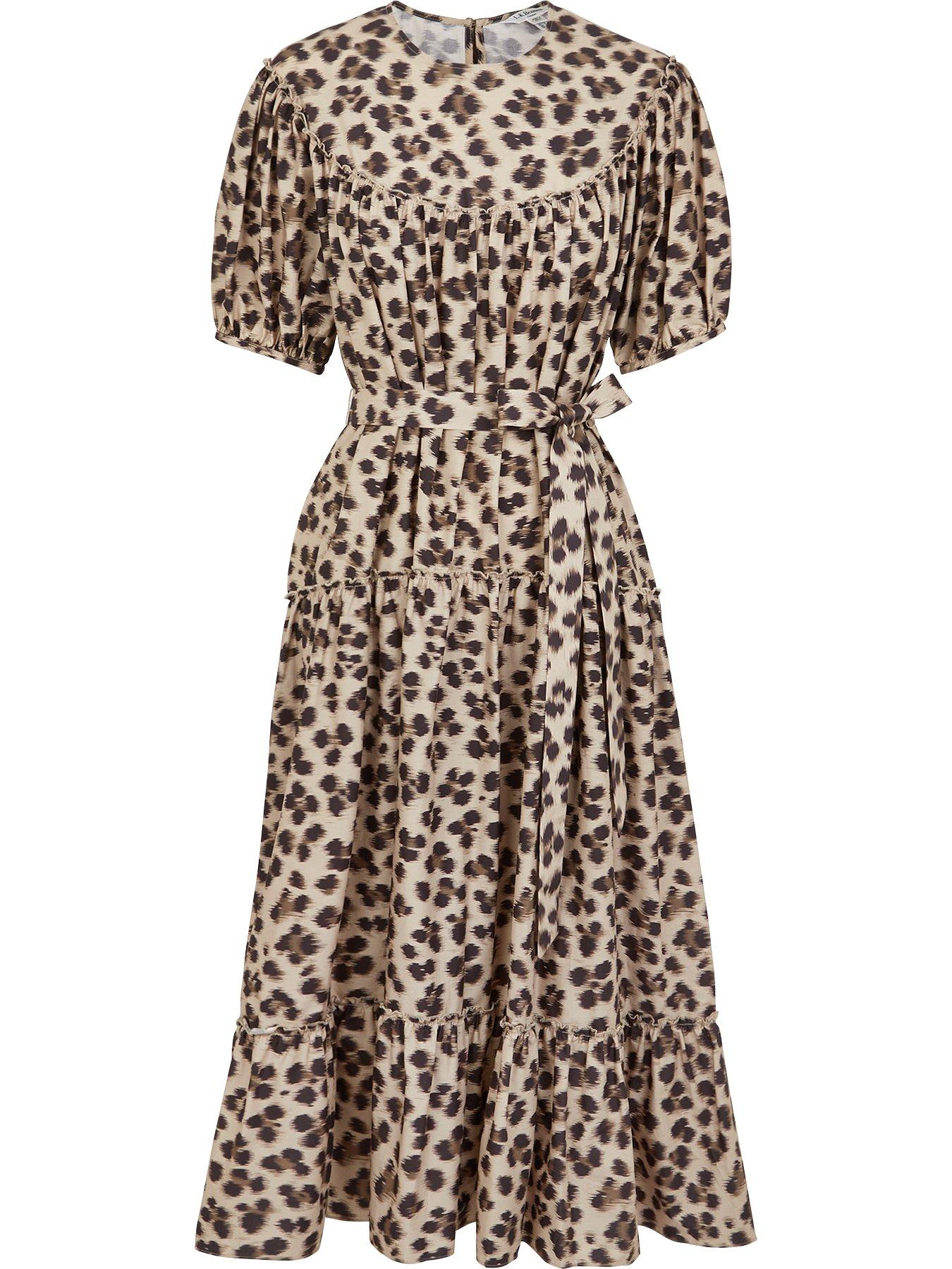 lk bennett leopard print dress