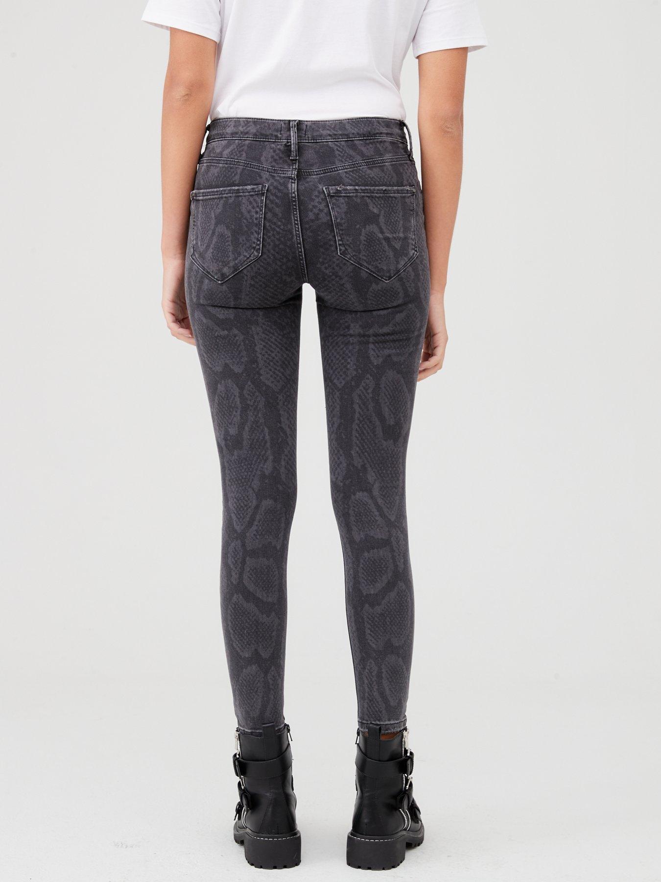 river island snakeskin jeans