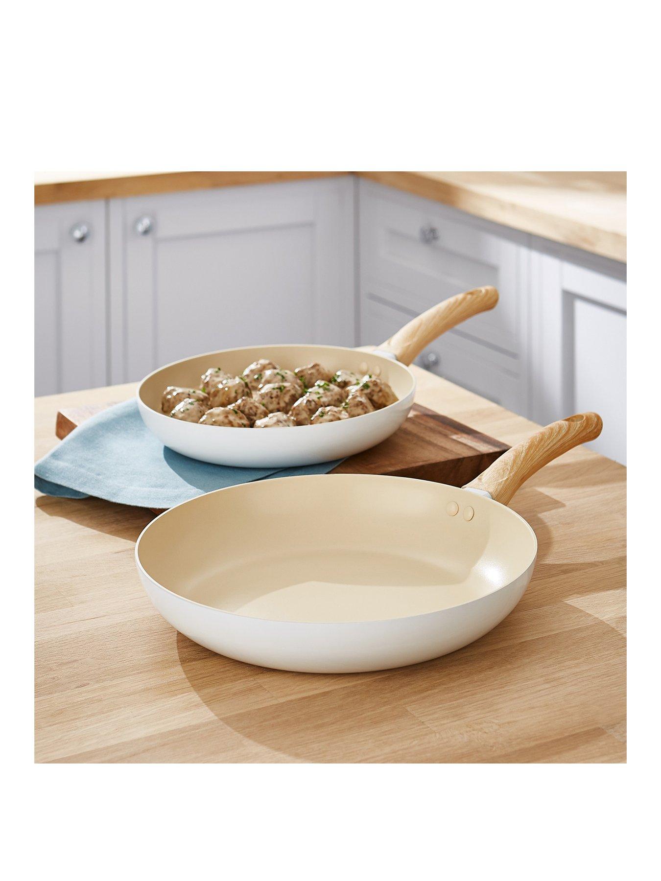 Tower Scandi 2-Piece Frying Pan Set &Ndash; White review