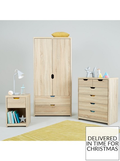 very-home-aspen-3-piece-package-2-door-2-drawer-wardrobe-4-2-chest-and-bedside-chest-oak-effect