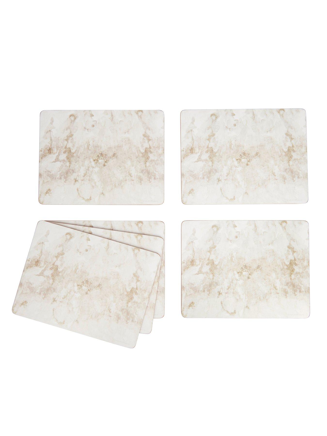 Creative Tops Grey Marble Placemats Set of 6 very.co.uk