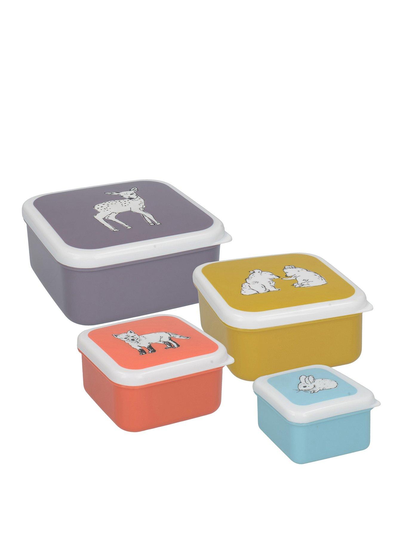 Kitchencraft Into The Wild Little Explorers Set Of 4 Snack Tubs review