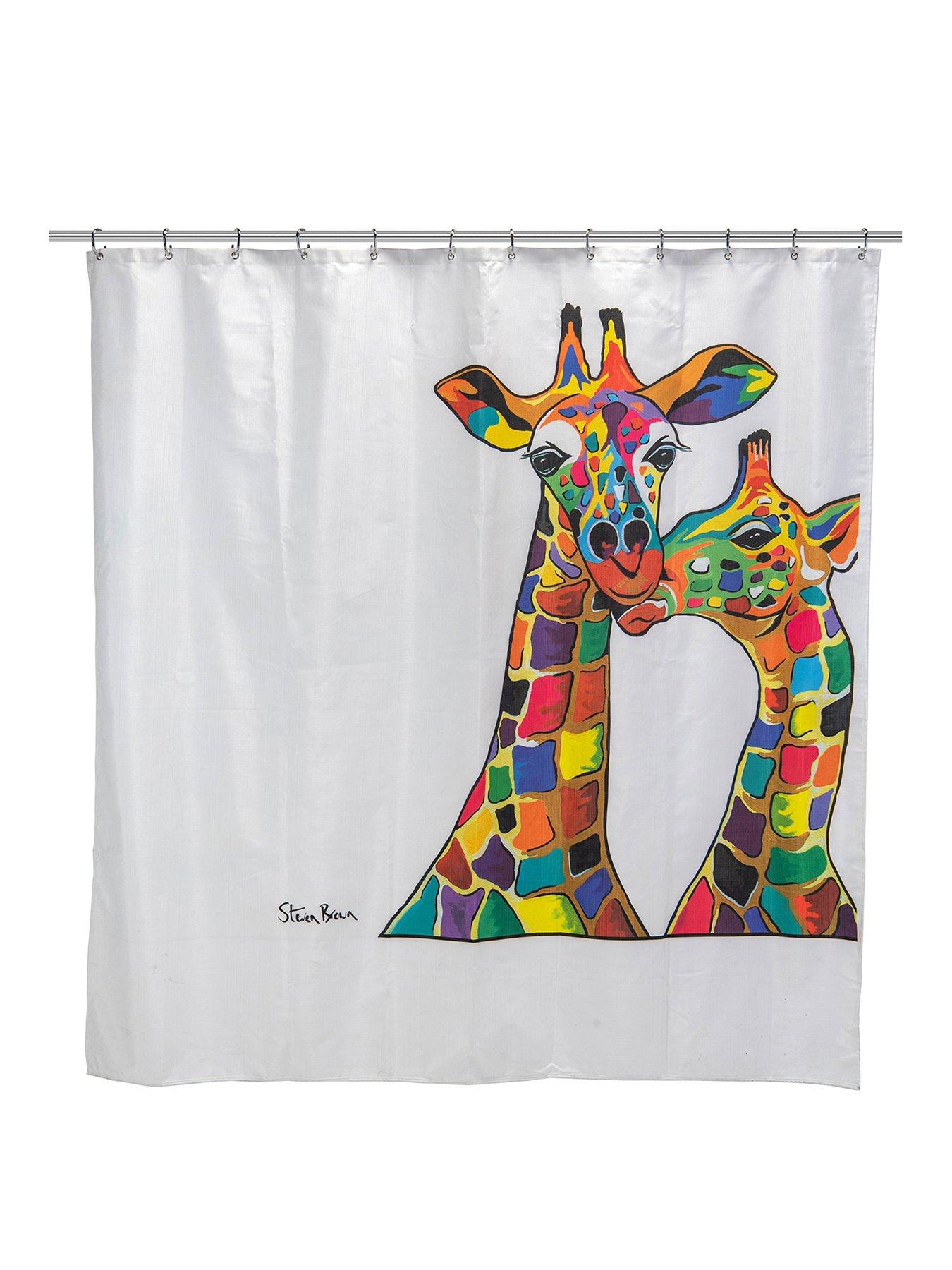 Image 1 of 6 of Croydex Steven Brown Francie and Josie McZoo Shower Curtain