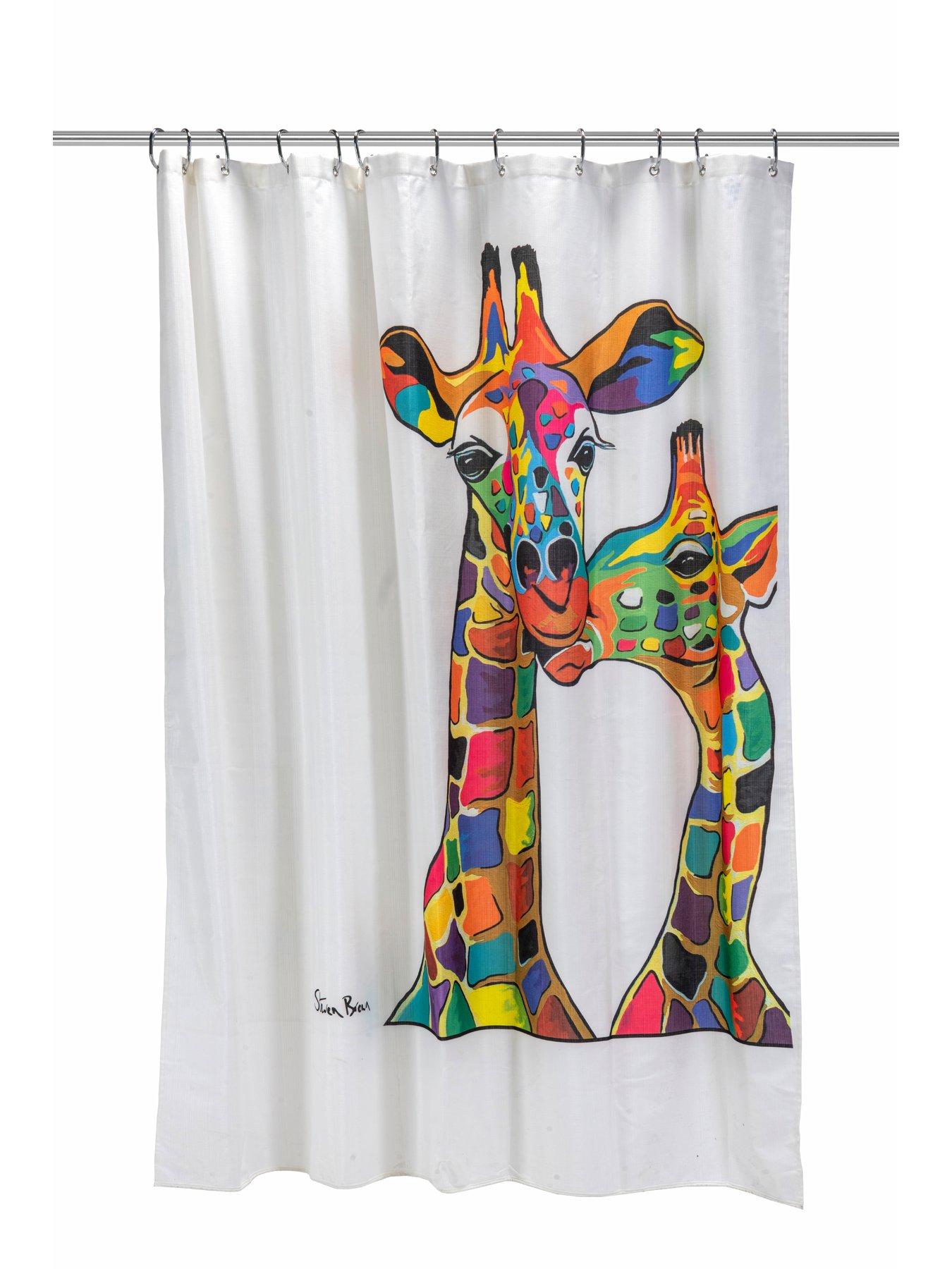 Image 2 of 6 of Croydex Steven Brown Francie and Josie McZoo Shower Curtain