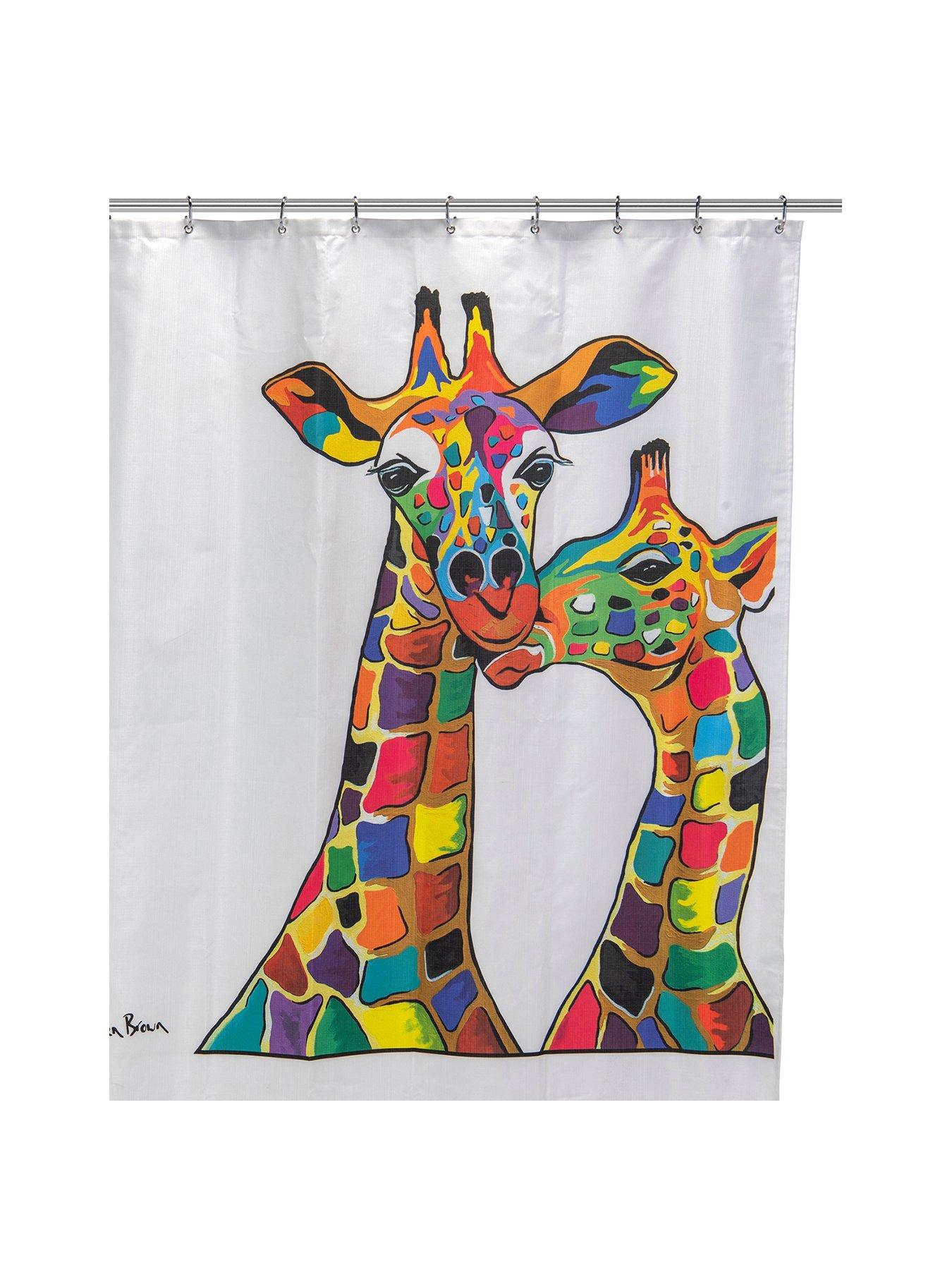 Image 2 of 4 of Croydex Steven Brown Francie and Josie McZoo Shower Curtain