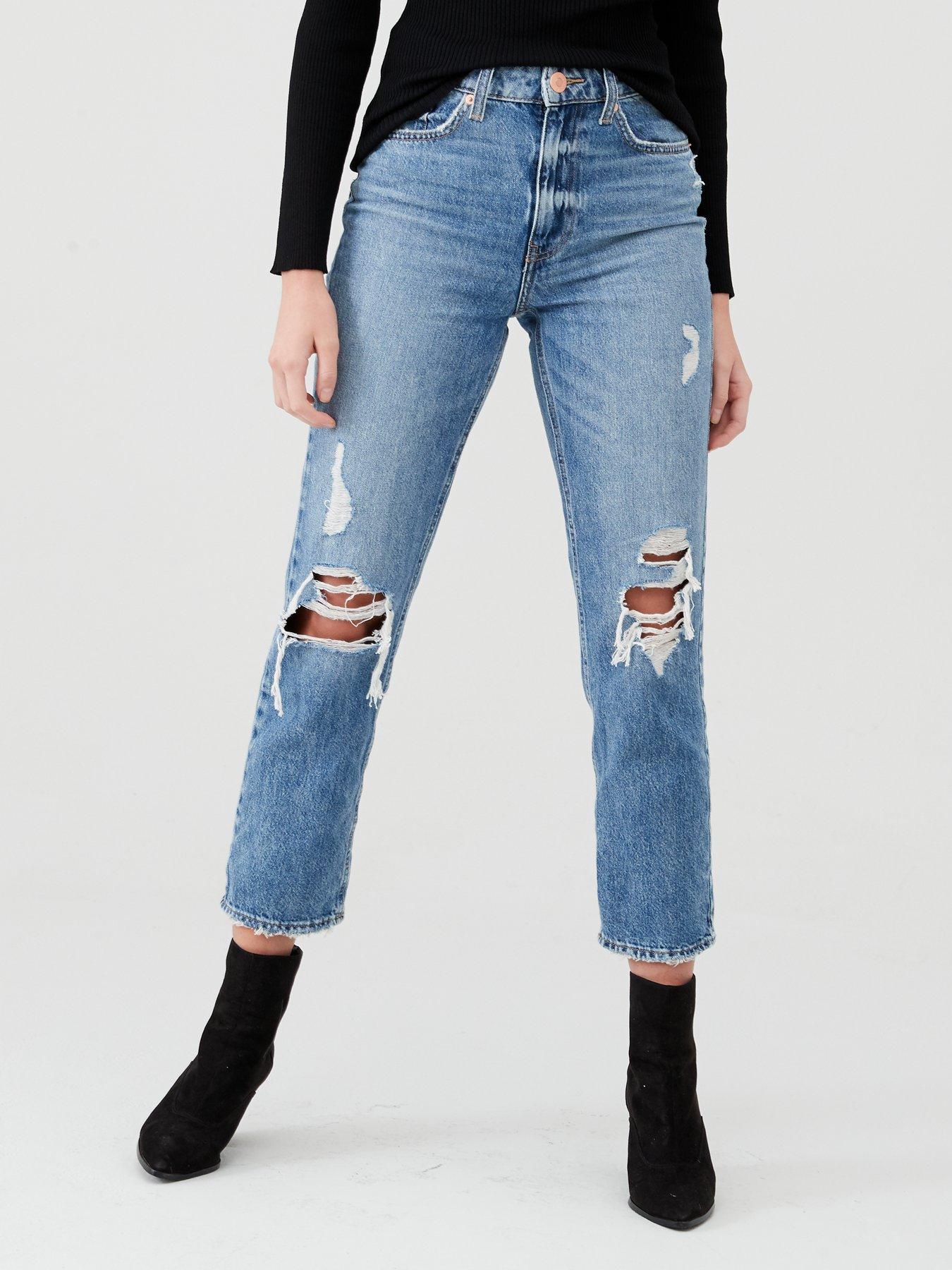 river island petite mom jeans