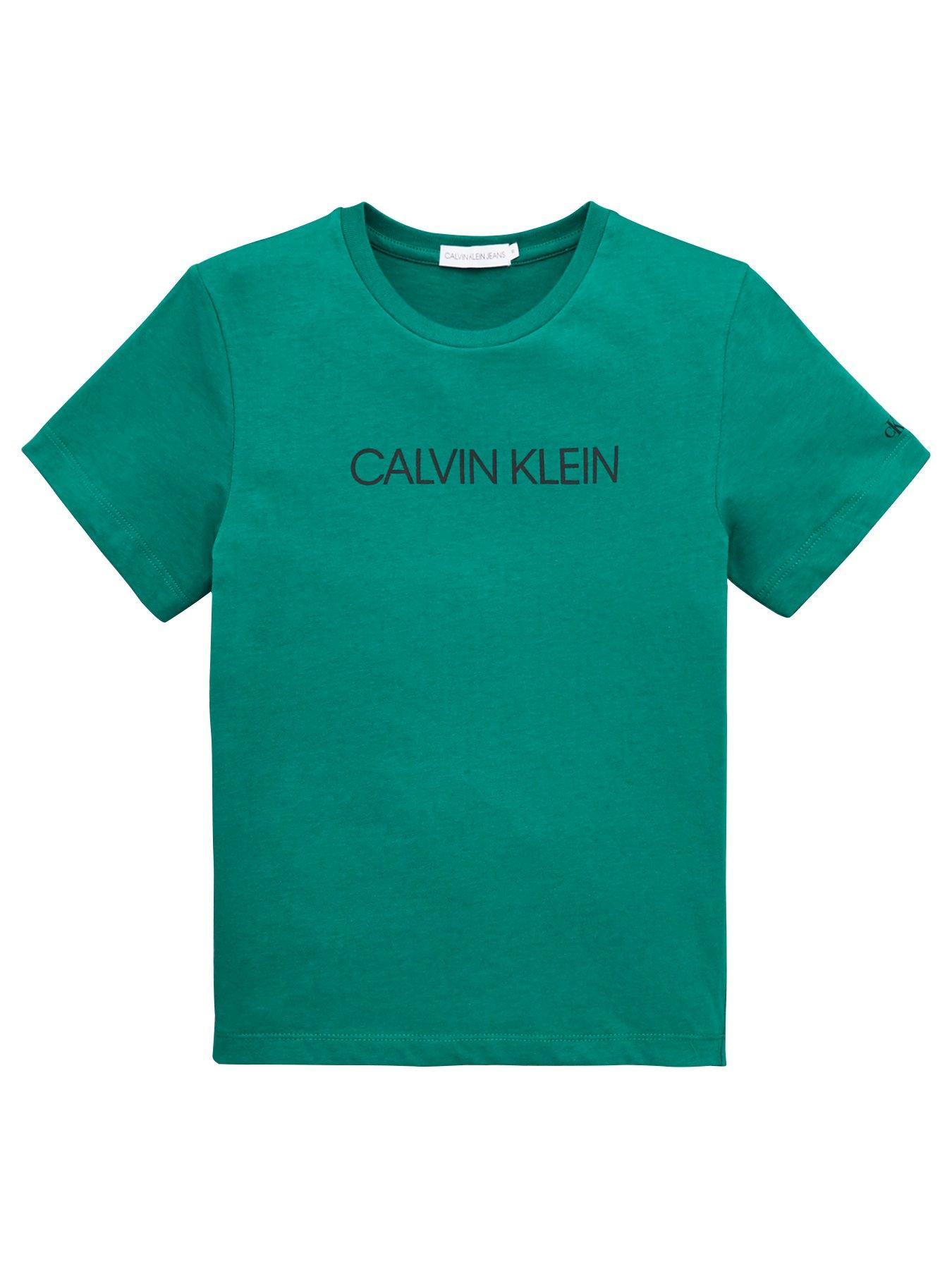 Calvin Klein Jeans Boys Short Sleeve Logo T-Shirt review