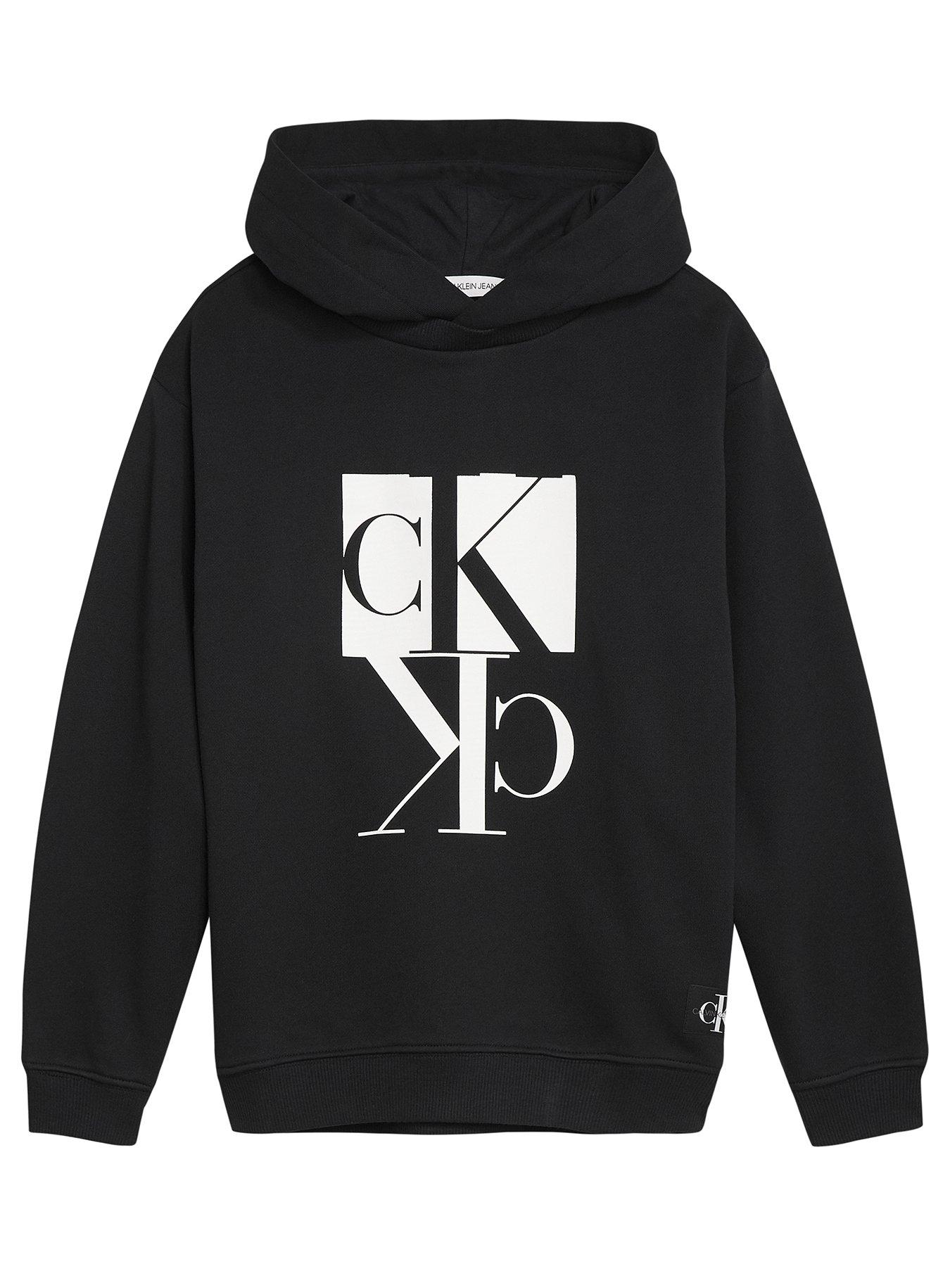 calvin klein jeans black hoodie