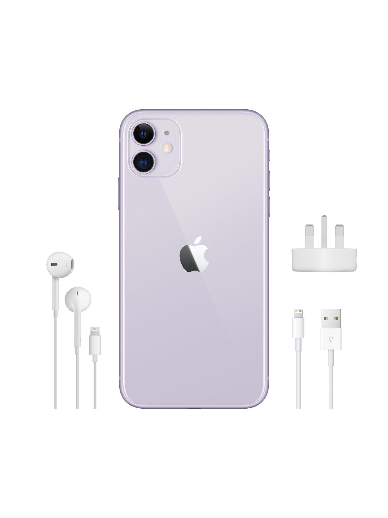 Apple Iphone 11 128gb Purple Includes Earpods And Power Adapter Very Co Uk