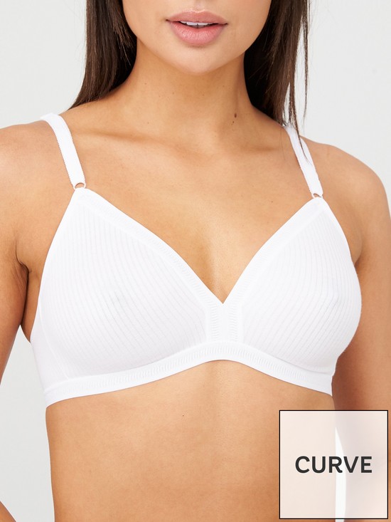 front image of dorina-tiffany-soft-bra-white