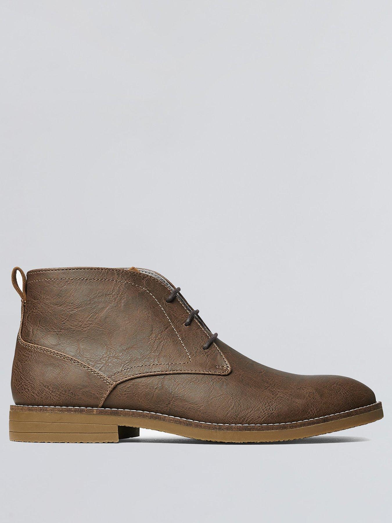 Burton Menswear London Burton Menswear London Leather-Look Chukka Boots review