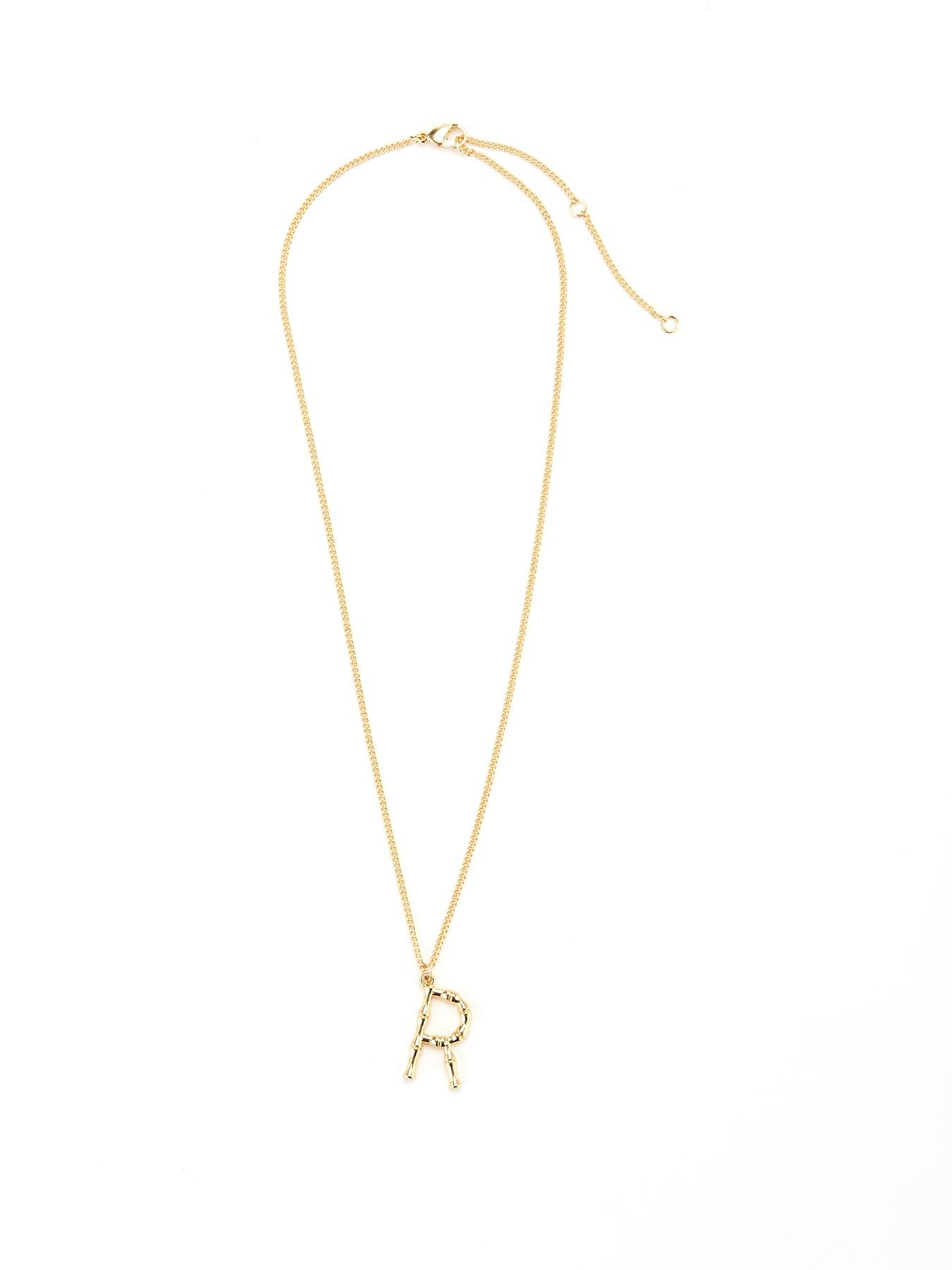 V By Very Bamboo Initial Necklace R review