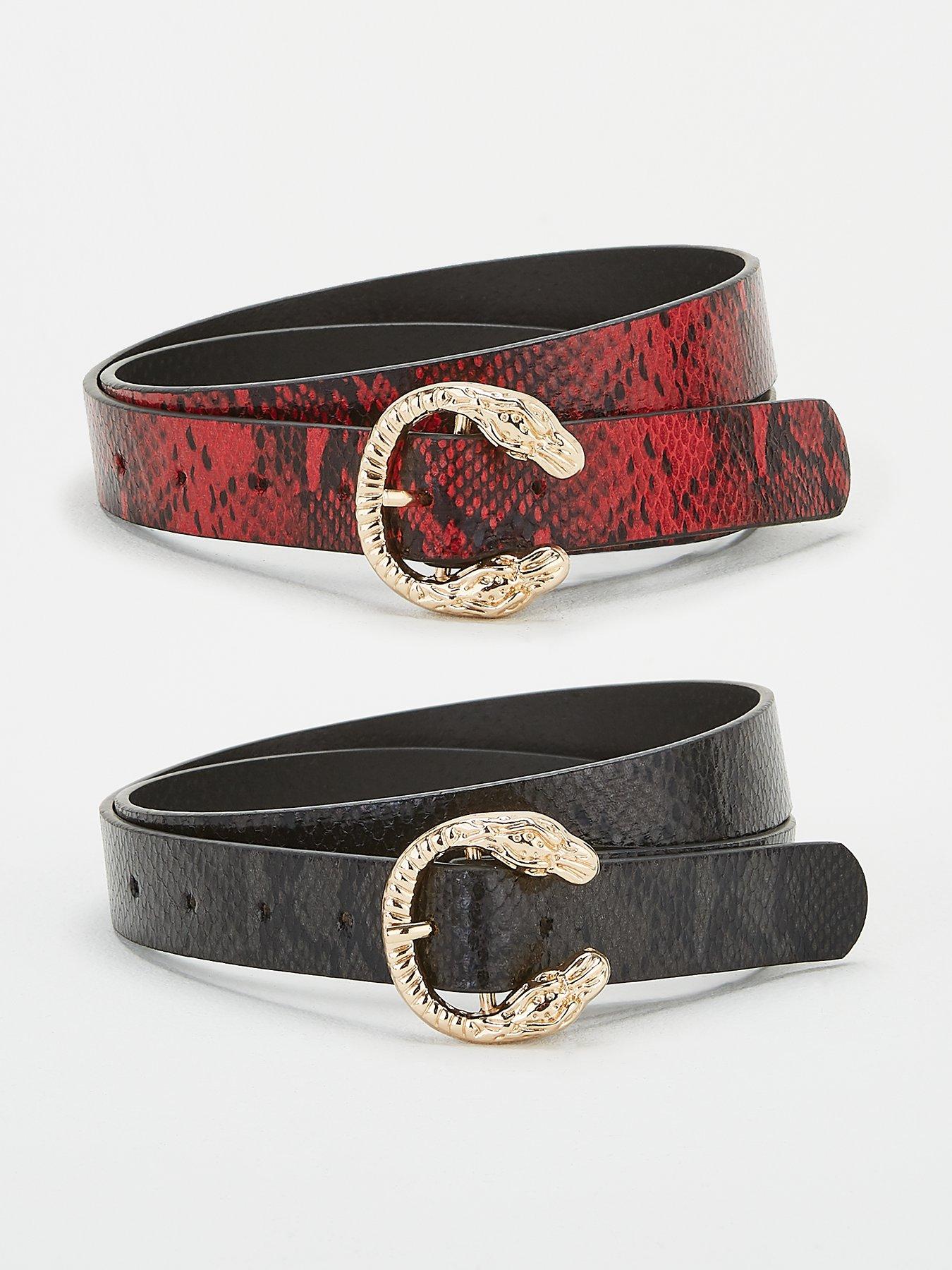 V By Very Snake Buckle Belt (2 Pack) review