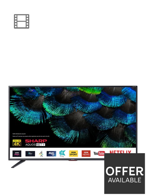sharp-50bj5k-50-inch-4k-ultra-hd-smart-tv-with-freeview-play-black