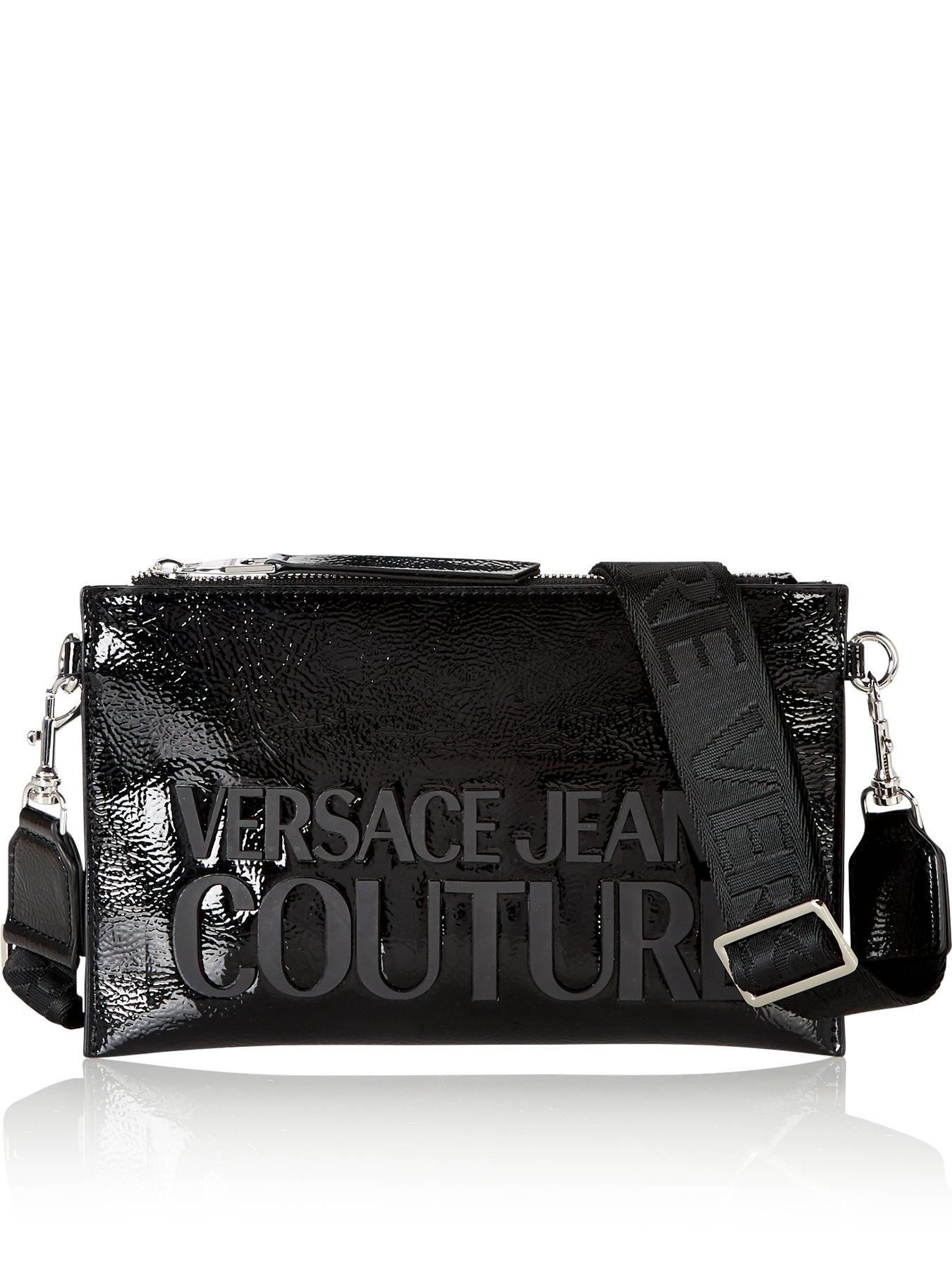 Versace Jeans Couture Patent Logo Cross-Body Bag review