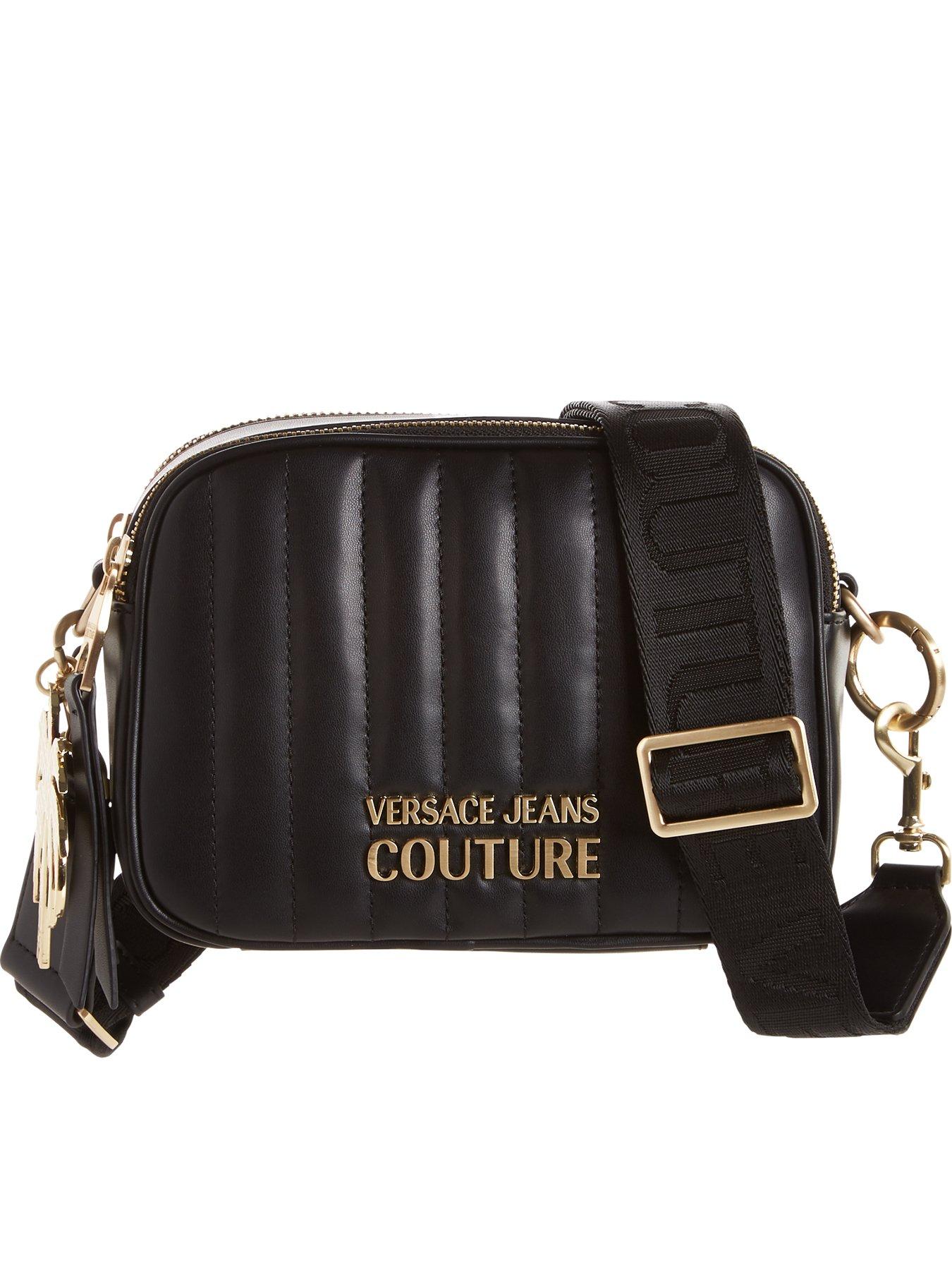 versace jeans quilted bag