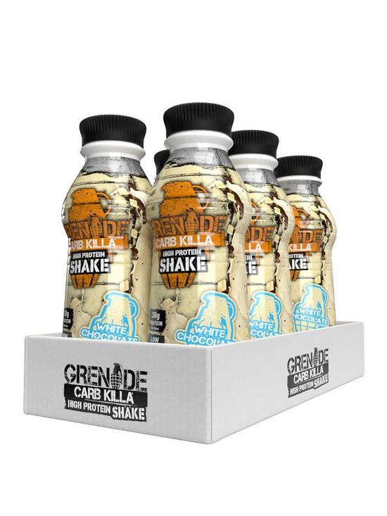 front image of grenade-carb-killa-shake-white-chocolate-500ml