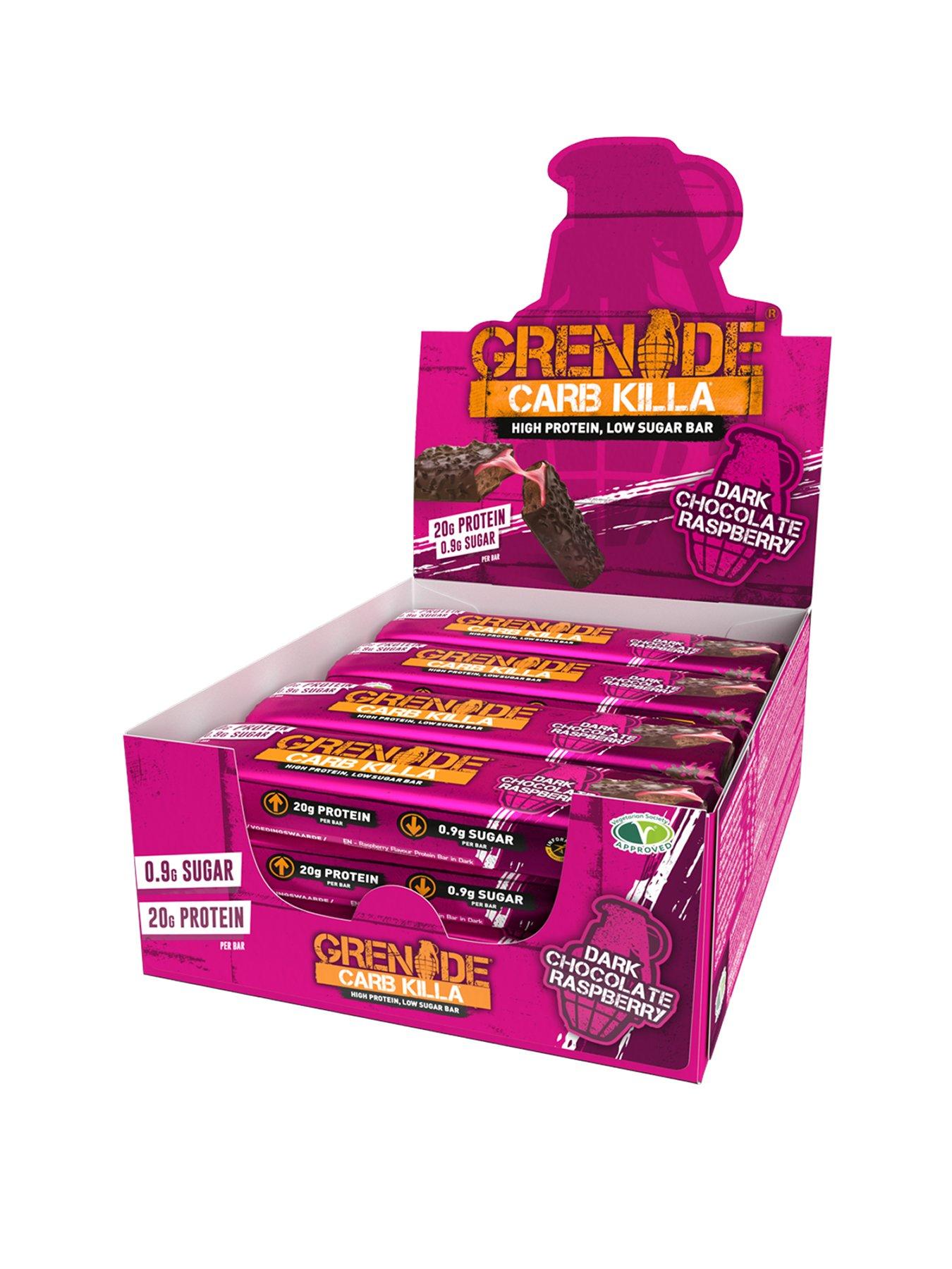 Grenade Grenade Carb Killa Dark Chocolate Raspberry Protein Bar 60G X 12 review